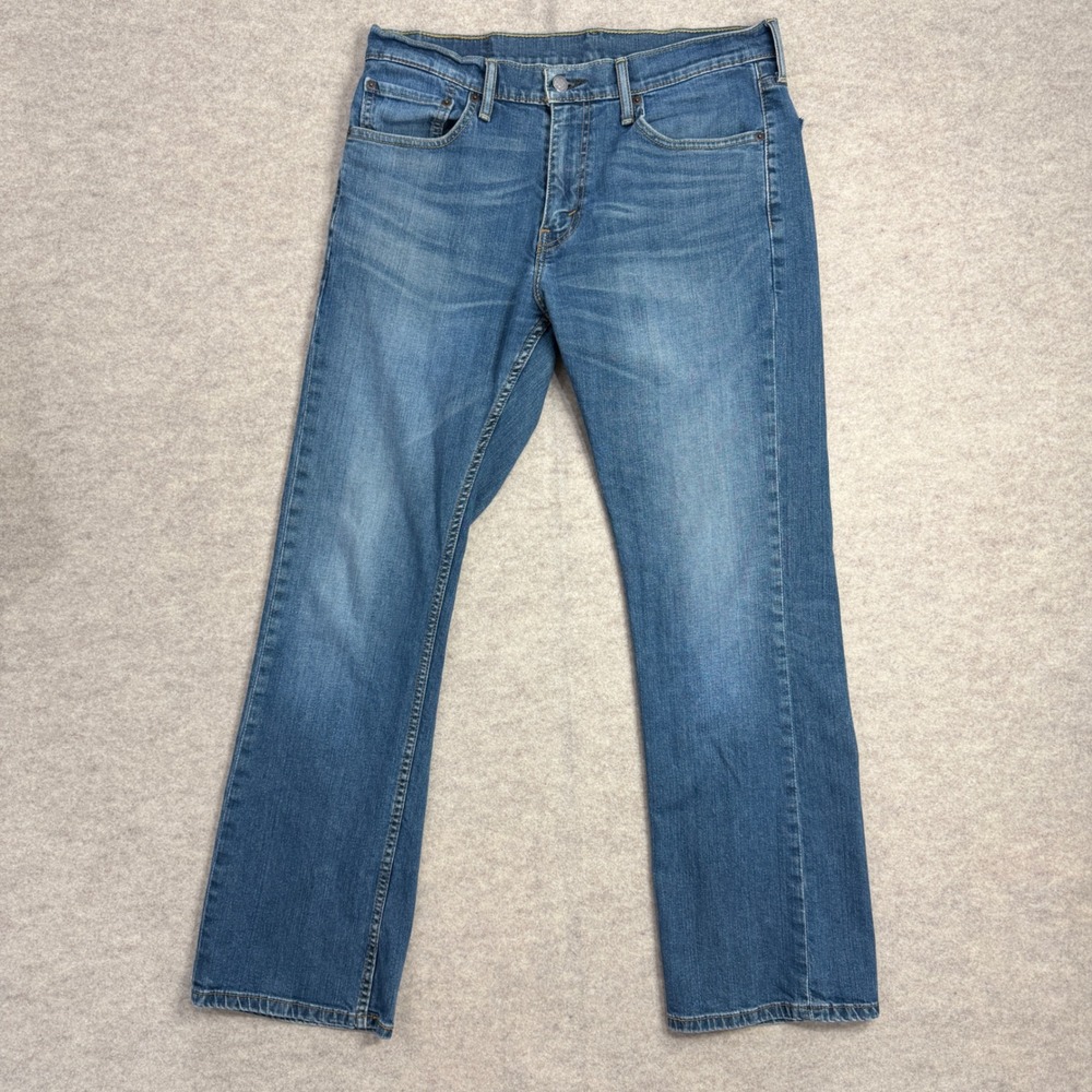 Levis 527 Slim Bootcut Jeans Mens 33x30 Blue Denim Medium Wash 05527-0516